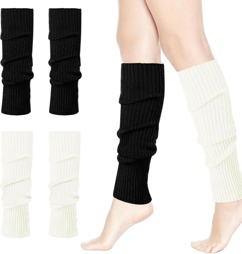 HEMOUR Leg Warmers for Women Girls Ribbed Knit, Fall Winter Gifts, Legwarmers Socks Y2K Fashion Yoga Ballet Dance Sports - Image 1